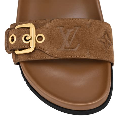 louis vuitton bom dia flat mule pink|louis vuitton flat mule sandals.